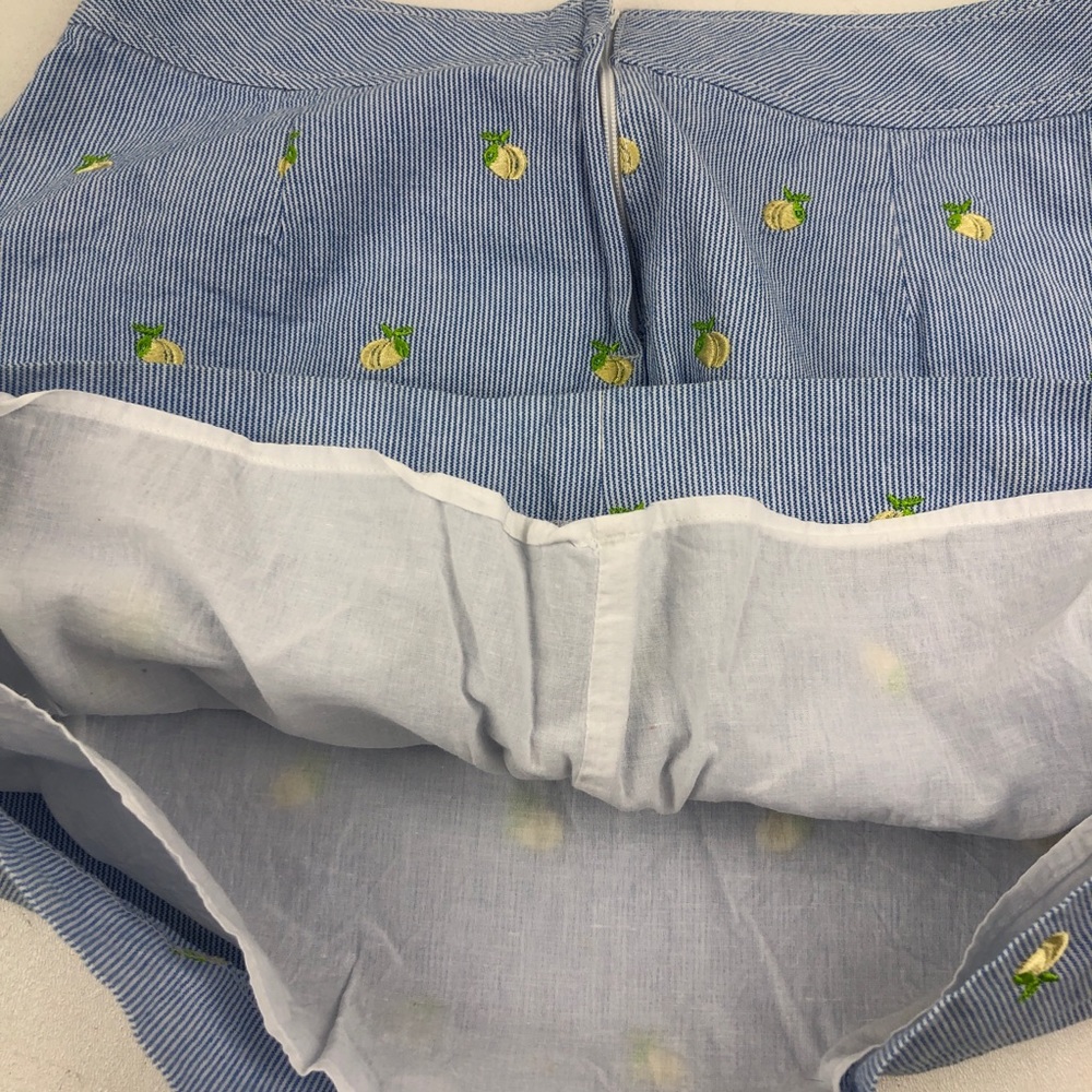 Lilly Pulitzer Lemon Seersucker Skirt - Picture 5 of 8